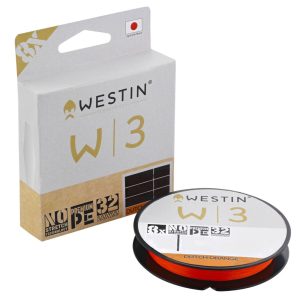 Westin W3 8-Braid Dutch Orange (0.08mm – 0.165mm) – 135m Angelschnur