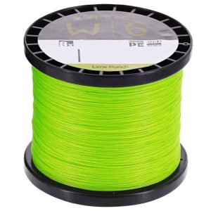 Westin W6 Braid 8 Lime Punch 0,08-0,165mm – 1500m geflochtene Schnur