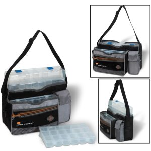 Zebco Uni Tackle Keeper 37x18x24cm Angeltasche + 3 Angelboxen