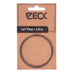 Zeck 1×7 Titan 0,51mm 15kg – 1.5m Titanvorfach