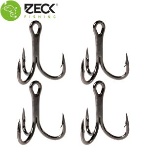 Zeck Cat Treble Wallerhaken – 4 Drillingshaken