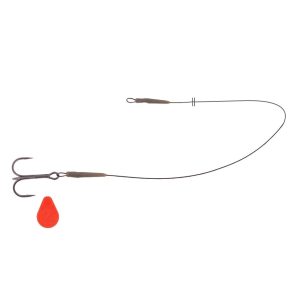 Zeck DB Treble Rig – Stahlvorfach mi Drillingshaken