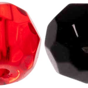Zeck Faceted Glass Beads – 10 Glasperlen