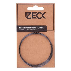 Zeck Titan Single Strand 0,45mm 20kg – 3m Titanvorfach