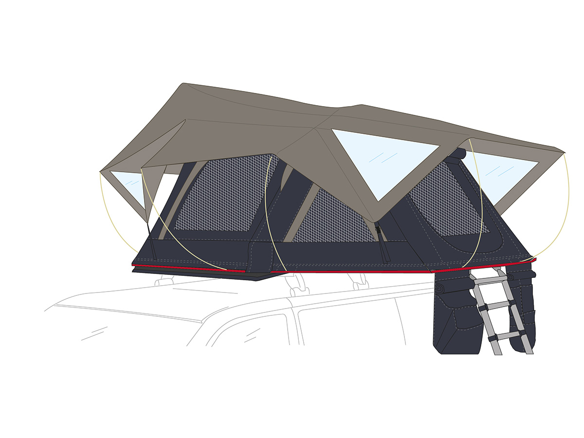 Fiamma Moonlight 180 dachzelt