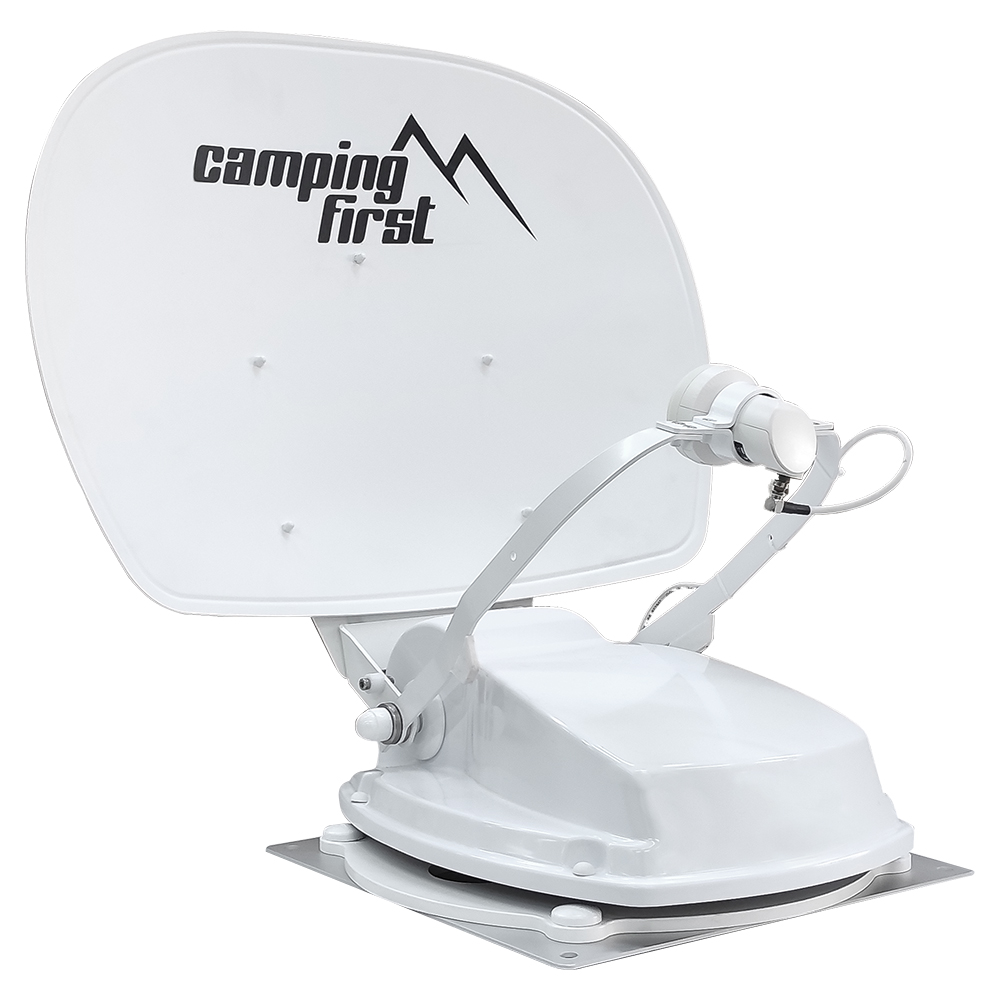 Camping first Satmex 55 plus weißer vollautomatische Sat Antenne