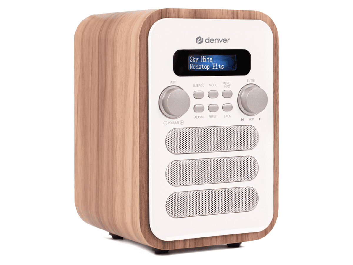 Denver DAB48W DAB+/ FM Radio – White