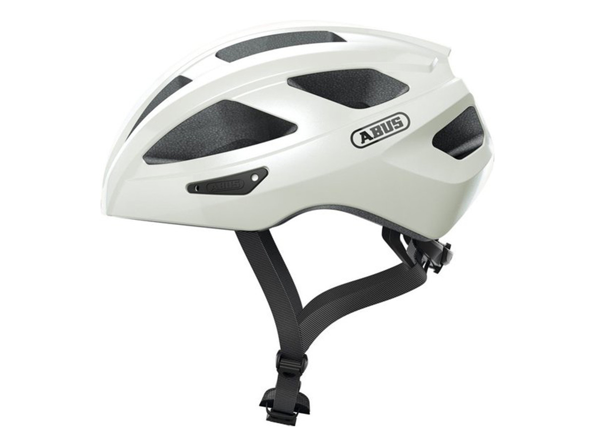 Abus Macator Fahrradhelm – Pearl White