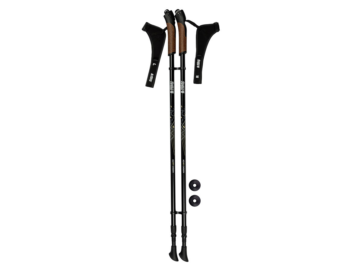 Abbey Camp Nordic Wanderstöcke – Black