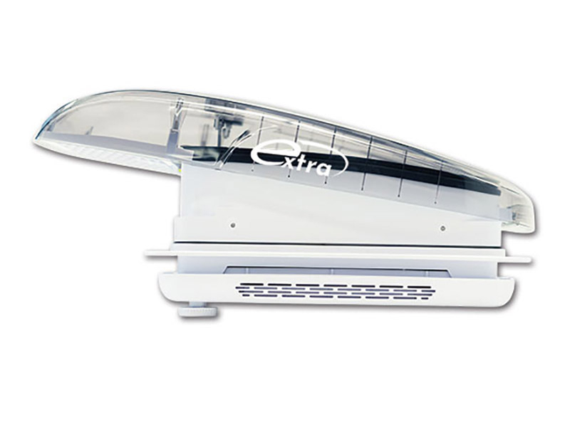 ExtraFAN Dachluke mit Ventilator – transparent