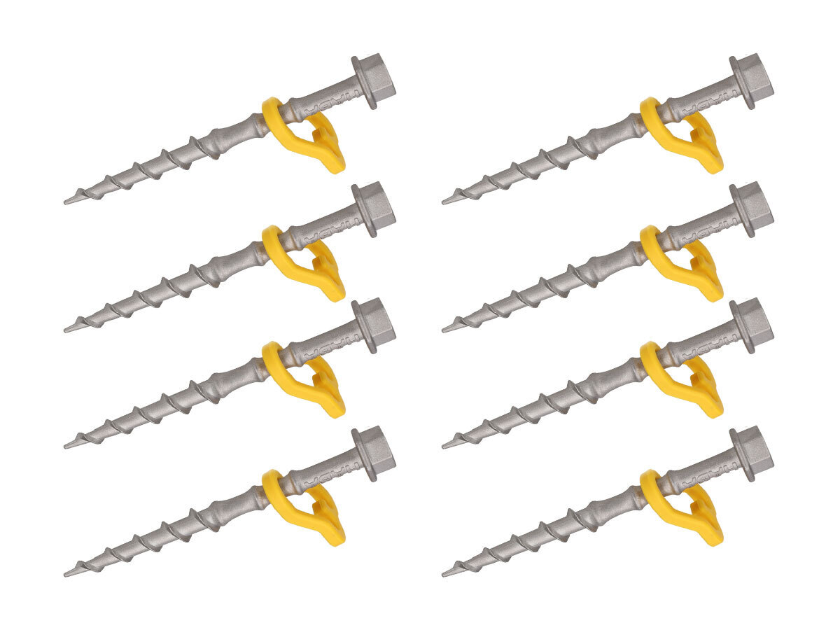Haba Alu-Camp Schraubheringe 15 cm – 8er-Set