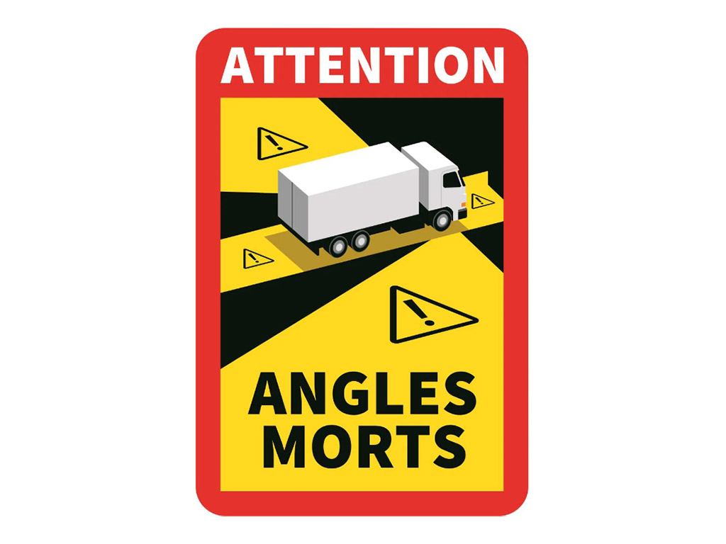 Achtung Toter Winktel Magnetsticker