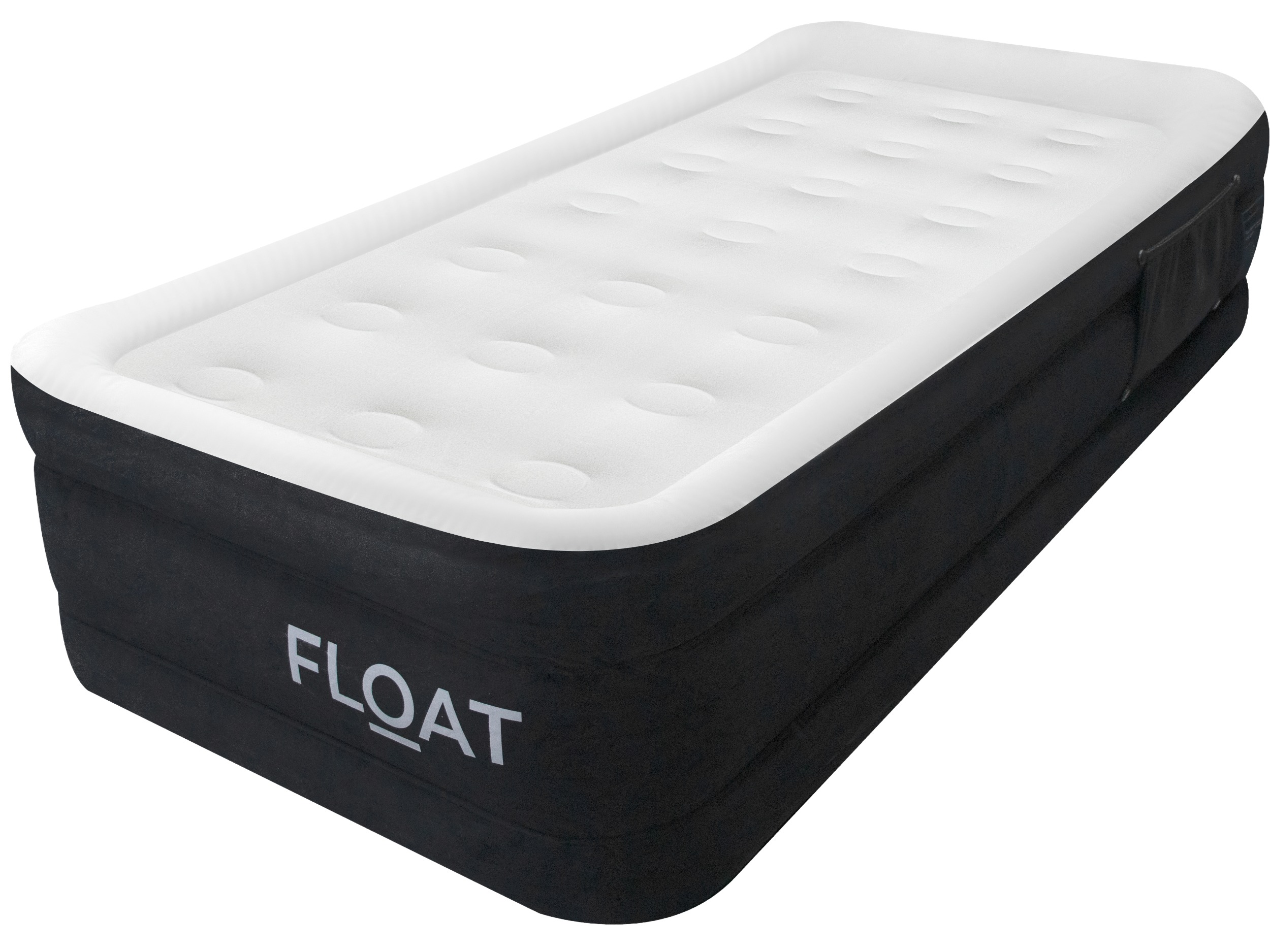 FLOAT Versavento 1-Personen-Luftbett mit Pumpe und Seitentaschen