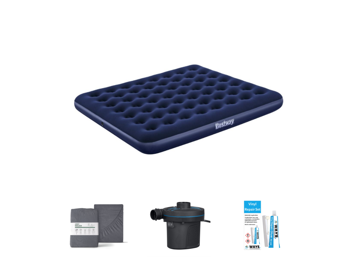 Bestway Classic 203 x 183 cm Luftmatratzen-Set – 4-teilig