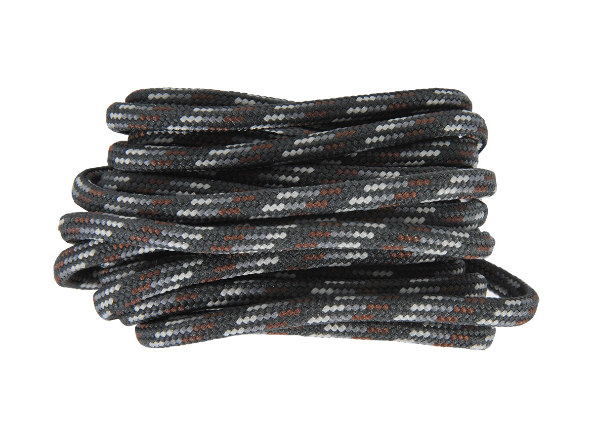 Barth 180 cm runde Schnürsenkel – Grey