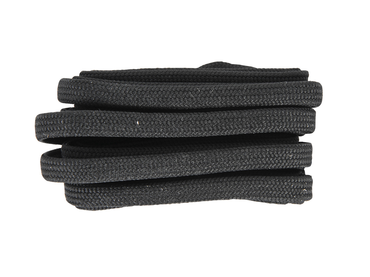 Barth 180 cm halbrunde Schnürsenkel – Black