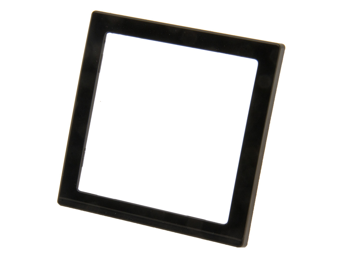 BBA 1-Fach Abdeckrahmen – Black