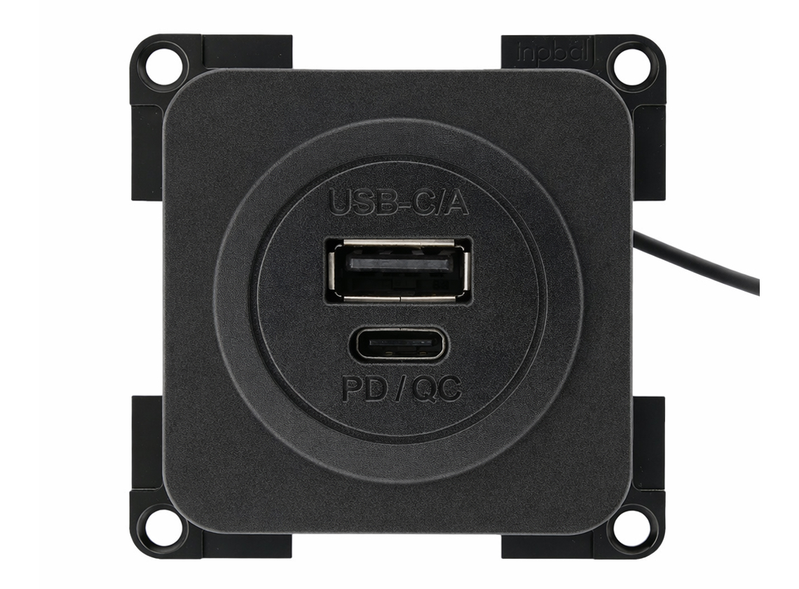 BBA 2x USB-C Einbaudose