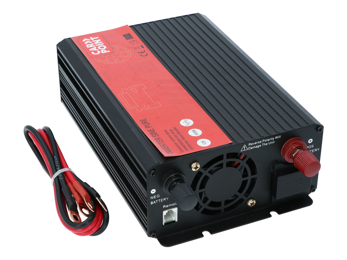 Carpoint 12V>230V Französisch Reiner Sinus Inverter – 500 Watt