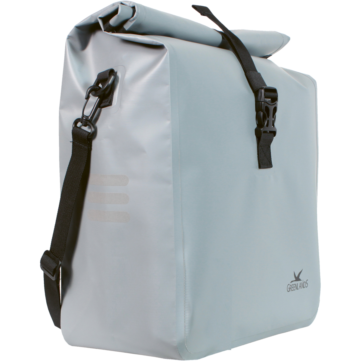 Greenlands Waterproof 23 einzelne Gepäckträgertasche – Silver