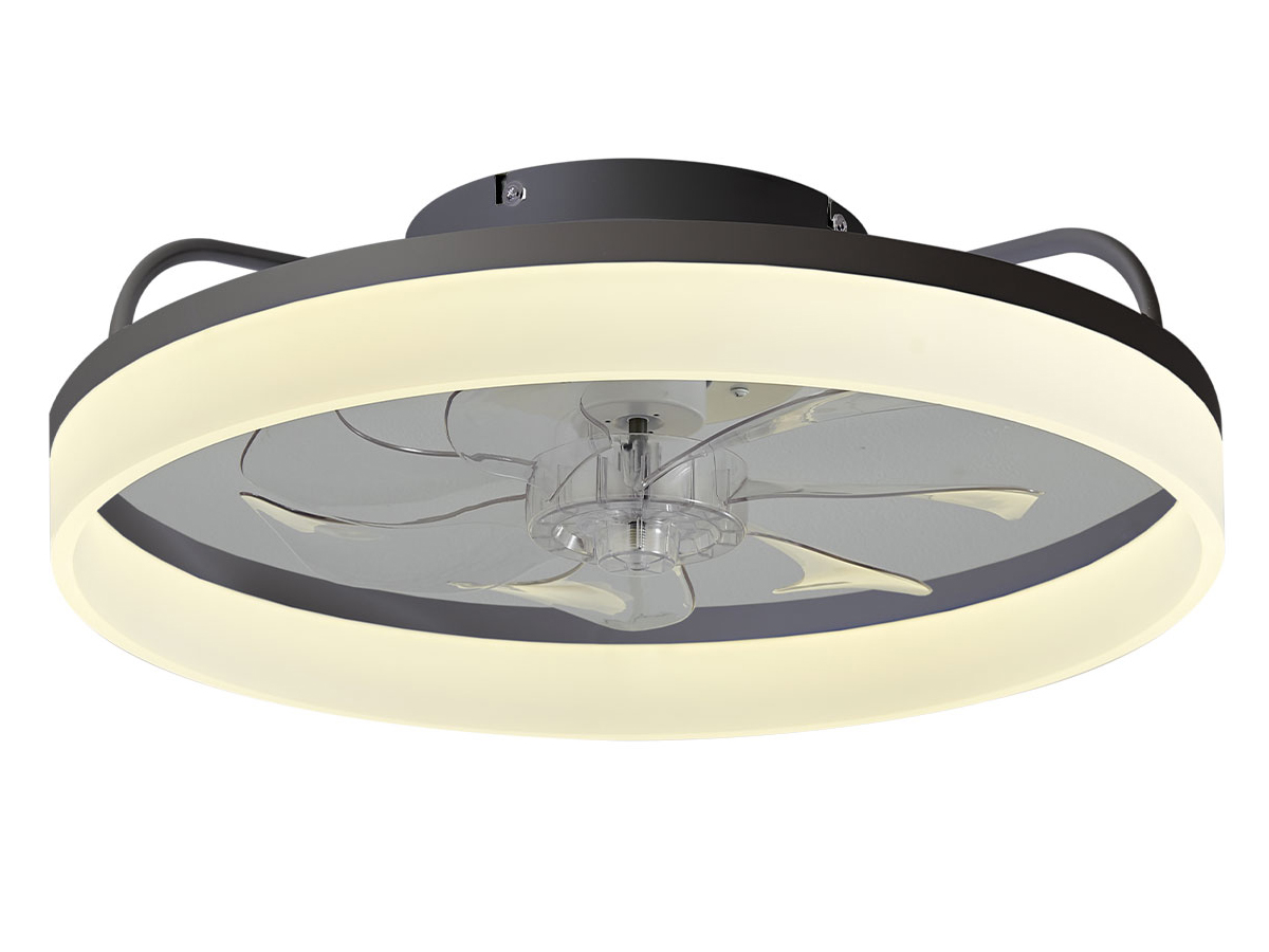 FlinQ AeroGlow Smart Deckenventilator mit Beleuchtung – Black