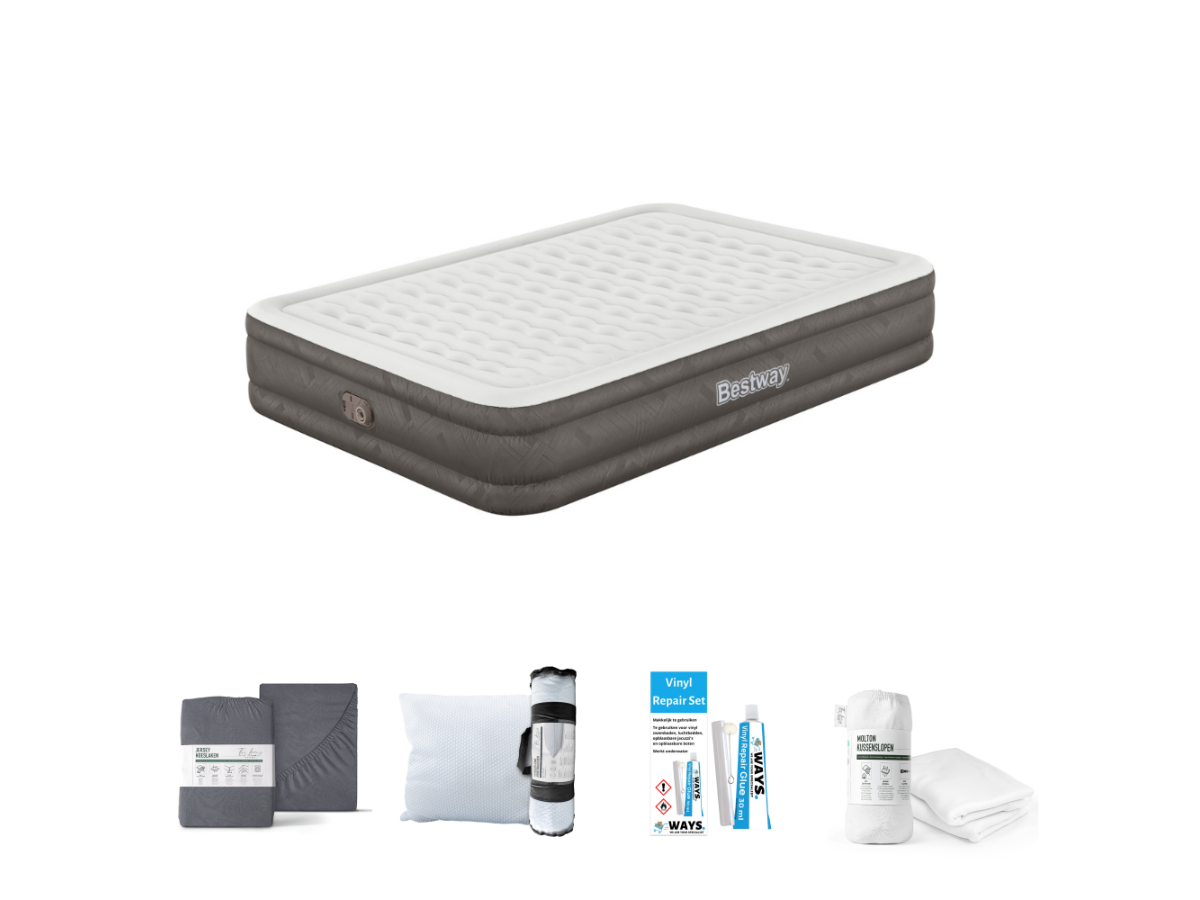 Bestway Fortech 203 x 152 cm Luftmatratzen-Set – 5-teilig