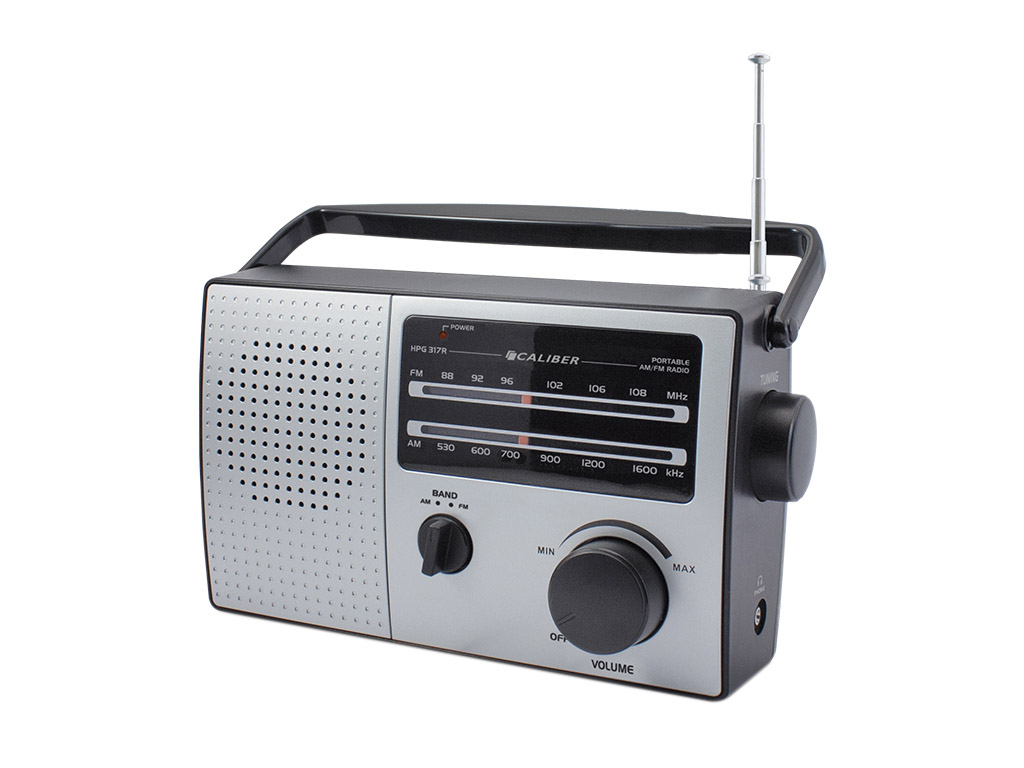 Caliber HPG317R tragbares FM-Radio – Grey