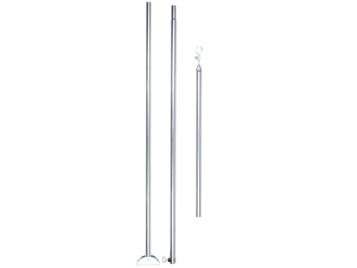 CampKing Orkanstütze mit Klappfuß Stahl 22 mm