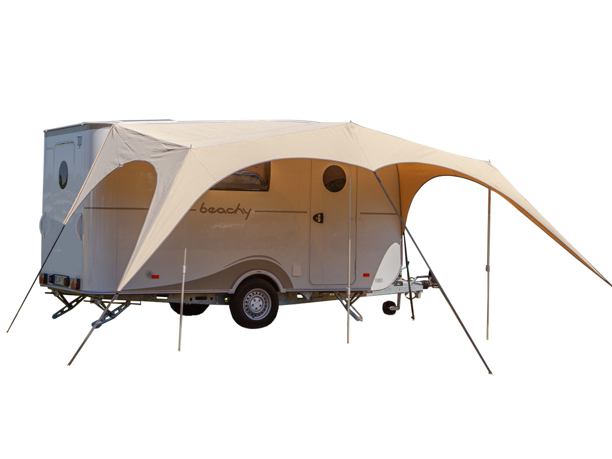 Campooz Trekking Sonnensegel Hobby Beachy – 420 cm