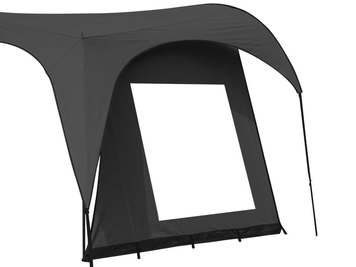 Campooz Travelling Seitenwand mit Fenster – Schwarz
