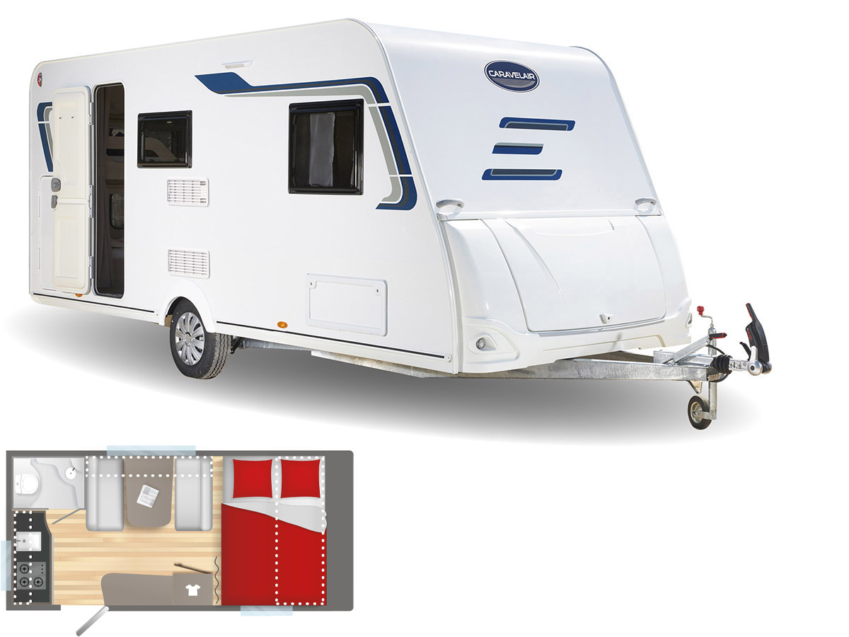 Caravelair Alba 400 Wohnwagen