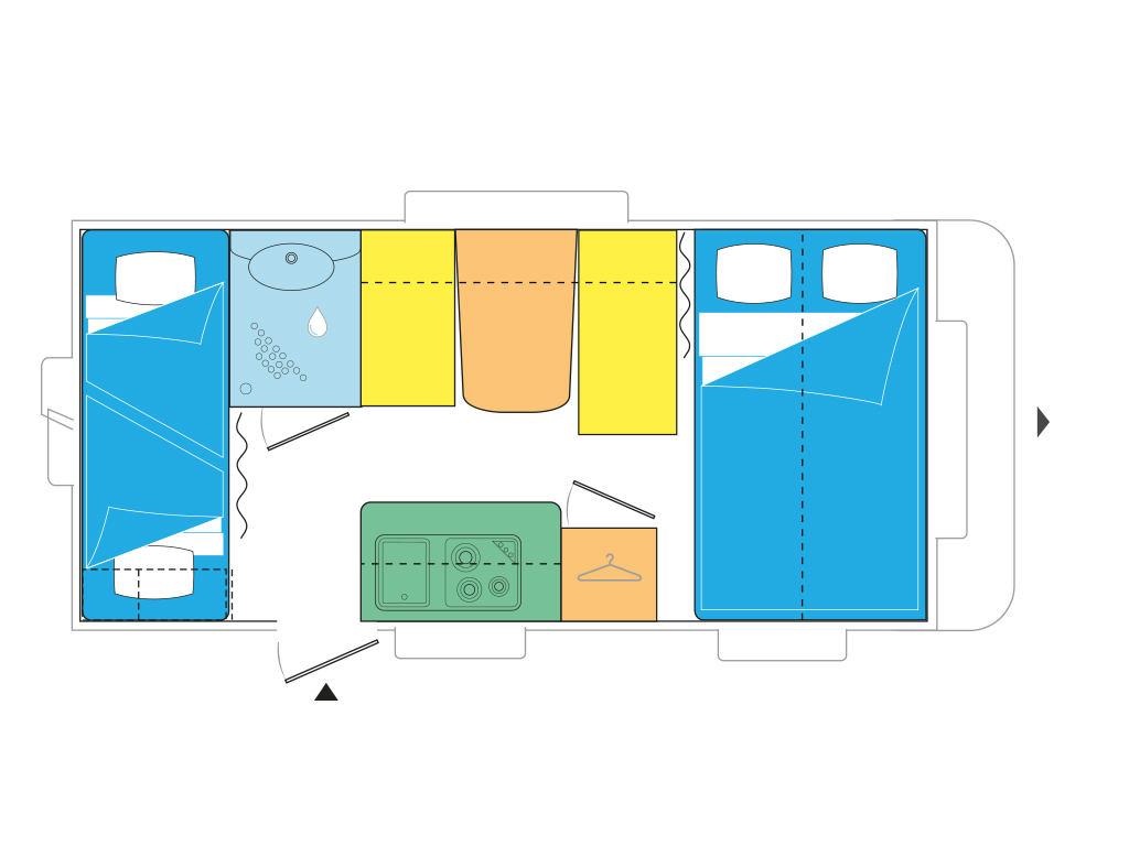 Caravelair Antares 466 Family 2019 Wohnwagen