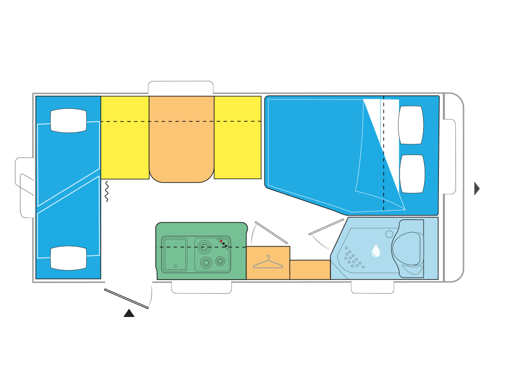 Caravelair Antares 476 Family 2019 Wohnwagen
