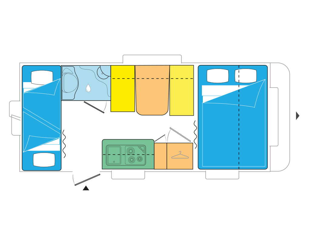 Caravelair Antares 486 Family 2019 Wohnwagen