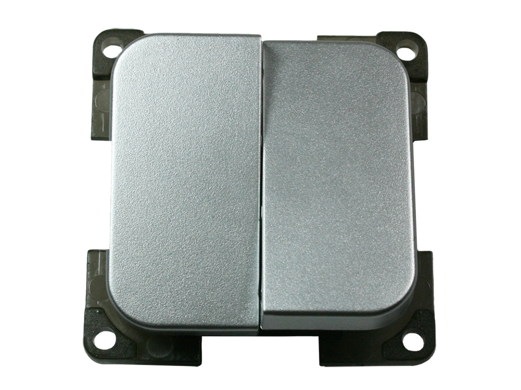 Haba C-line doppelt Schalter – Silver