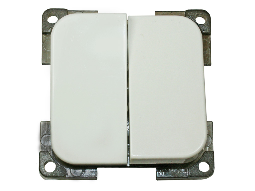 Haba C-line doppelt Schalter – White