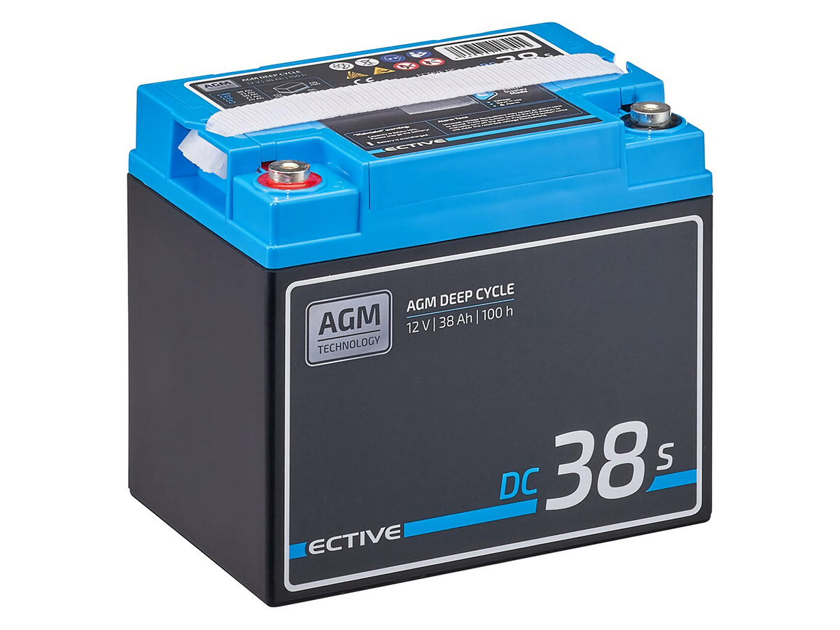 Ective DC-S 38 Ah AGM-Batterie
