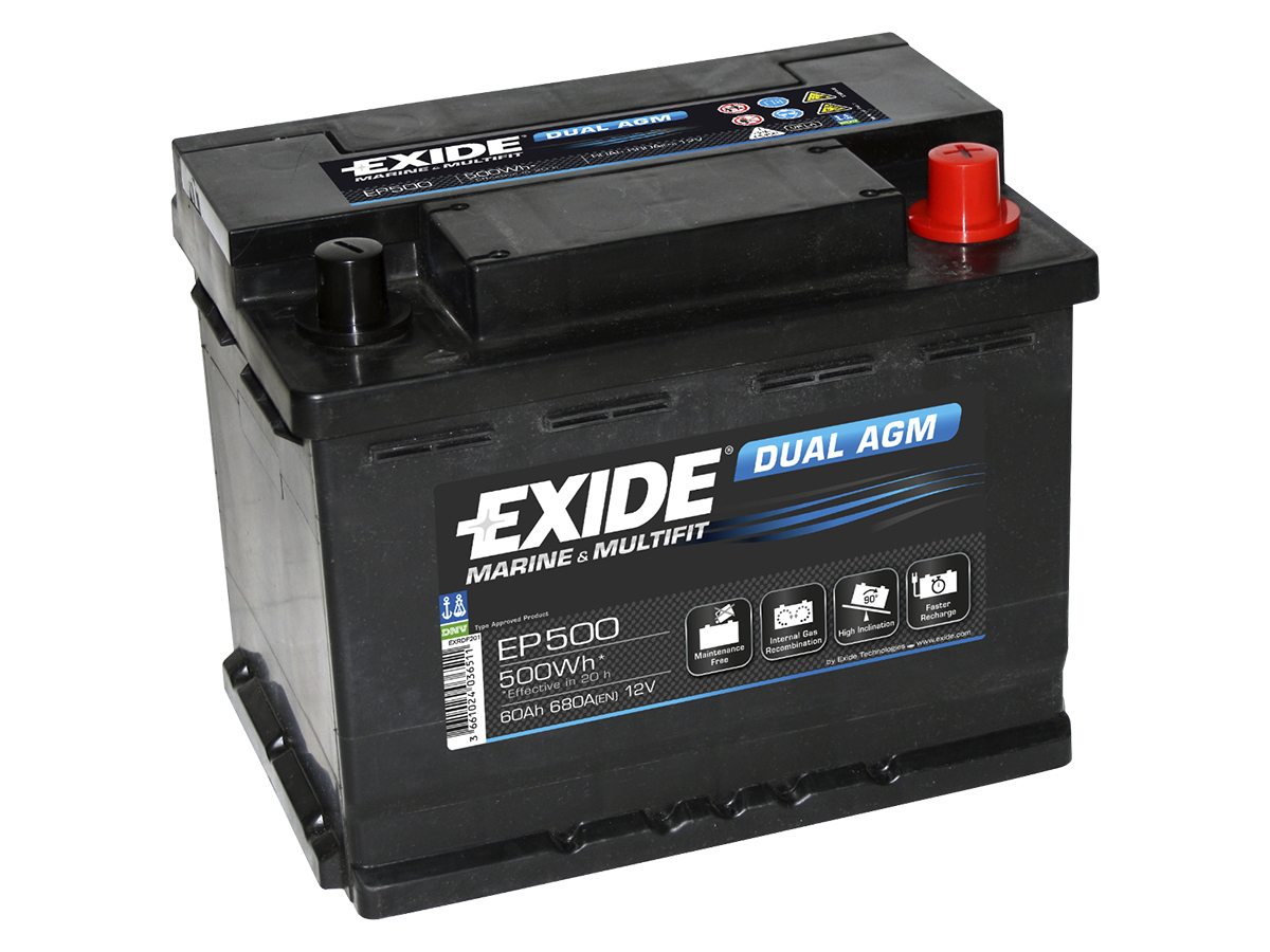 Exide dual AGM Akku