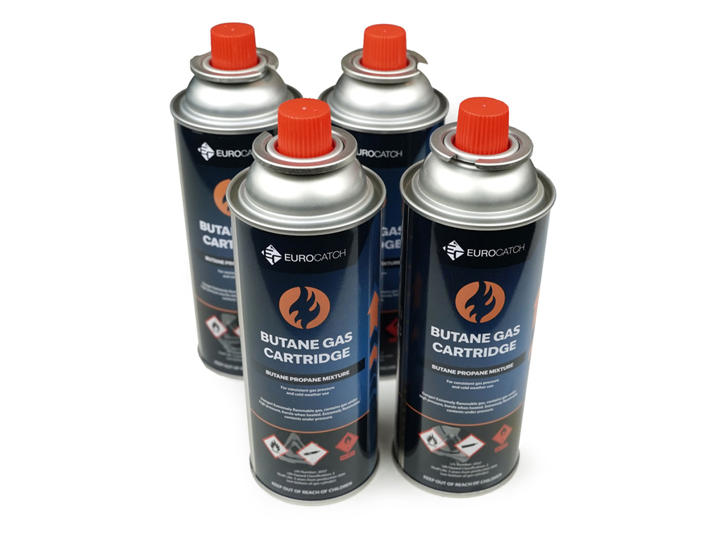 Eurocatch 227 Gramm gaskartusche – Set von 4