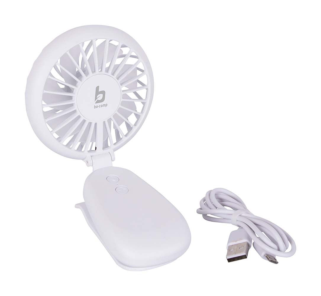 Bo-Camp Mini Wiederaufladbarer Ventilator mit Klemme