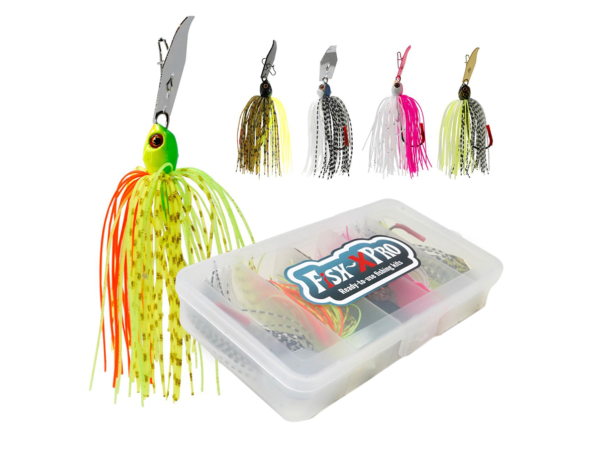 Fish-Xpro chatterbait – Set von 5