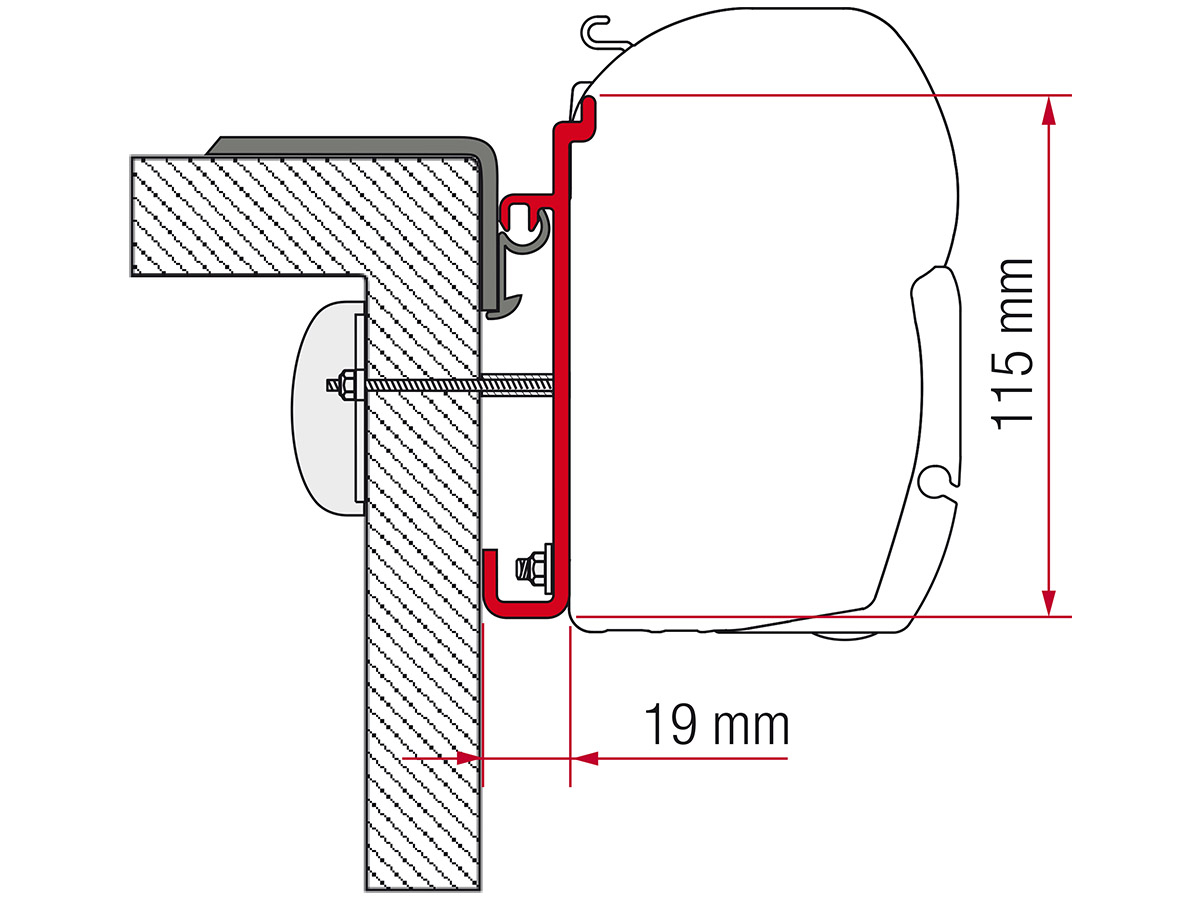 Fiamma F45 Adapter Rapido S9