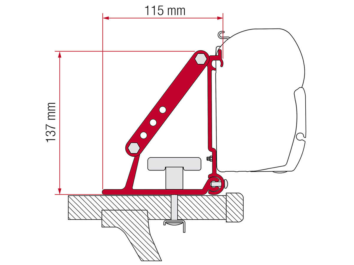 Fiamma F45/F43/F35 Adapter Auto