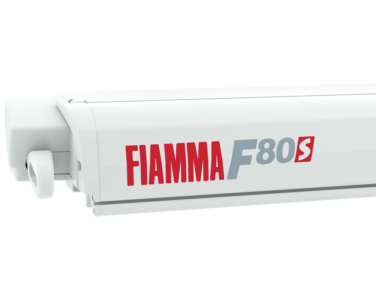 Fiamma F80s Polar White 290 Royal Blue Kassettenmarkise