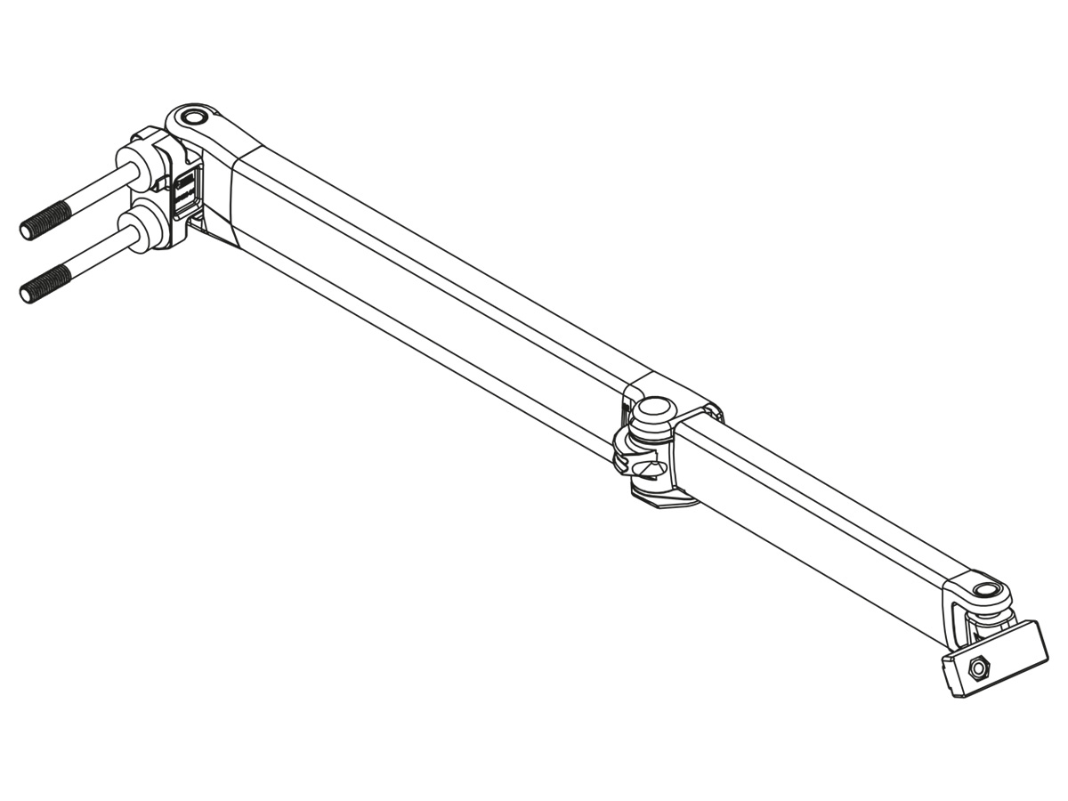 Fiamma F80s Knickarm rechts 320 – 450 cm