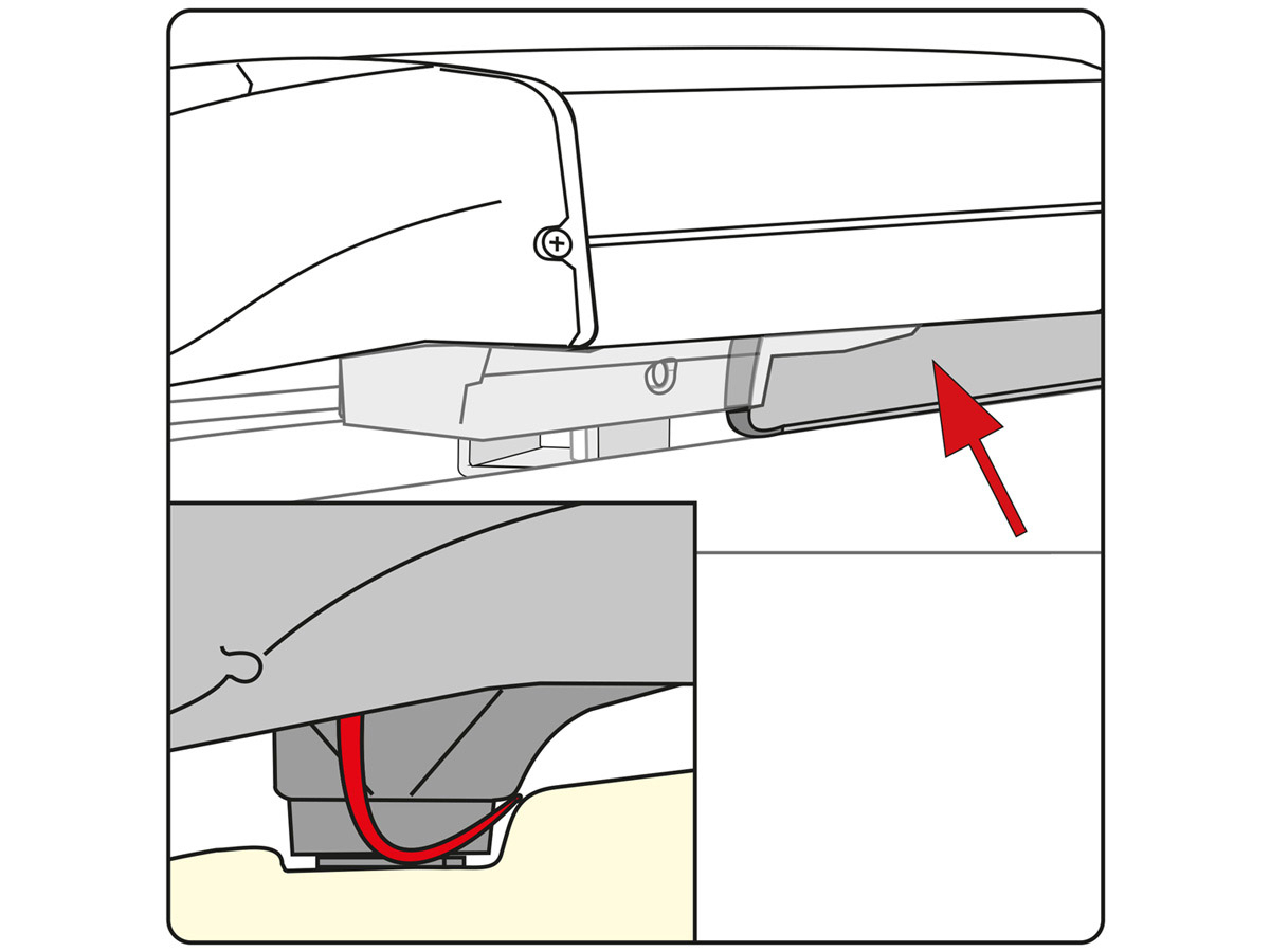 Fiamma Rain Guard F40 VW T5 / T6 Dichtungsgummi