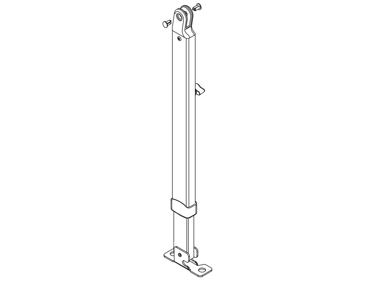 Fiamma Stützfuß links F80S 370-490