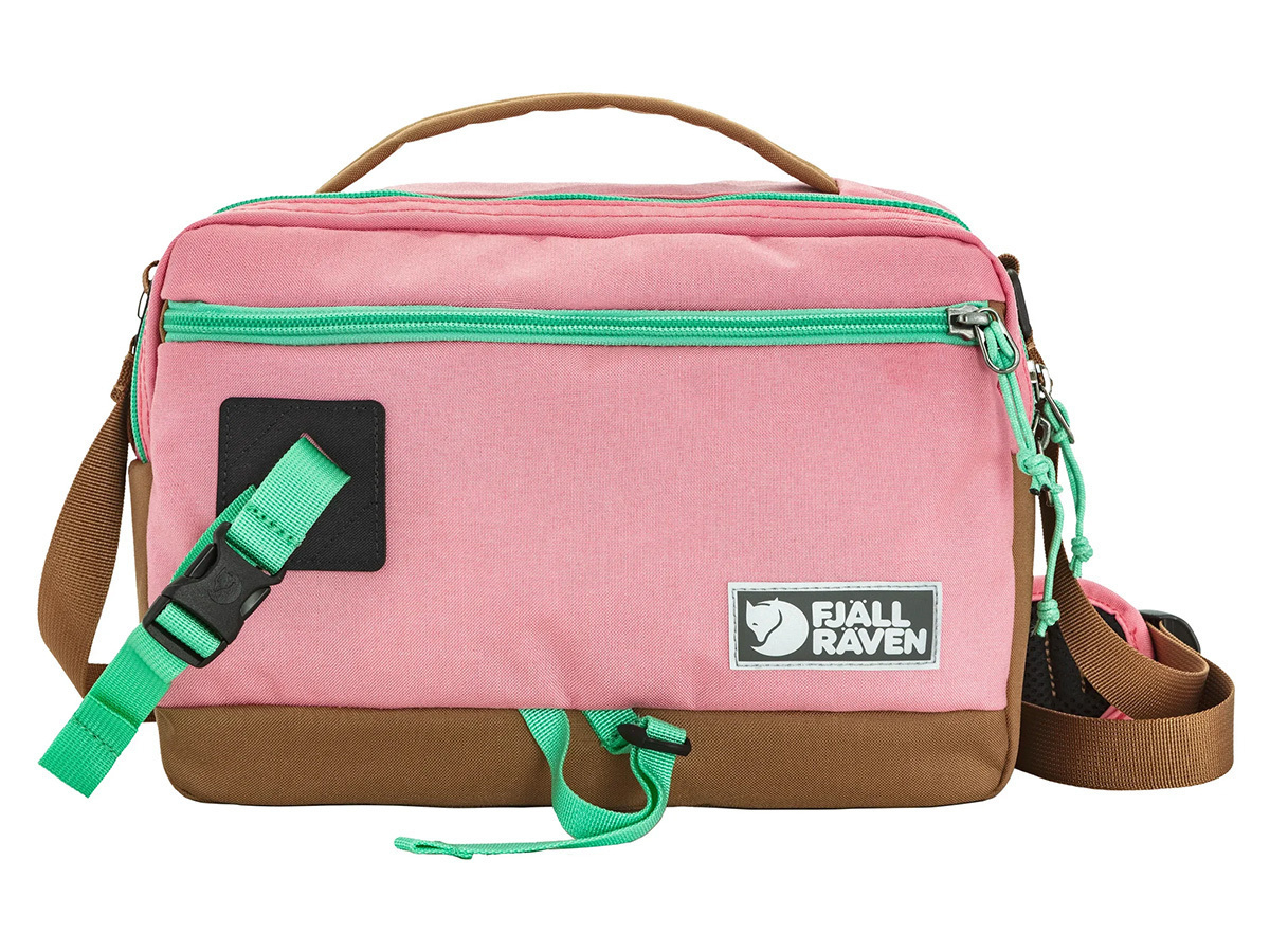 Fjällräven Vardag Schultertasche 6 – Poppy Pink / Khaki Dust