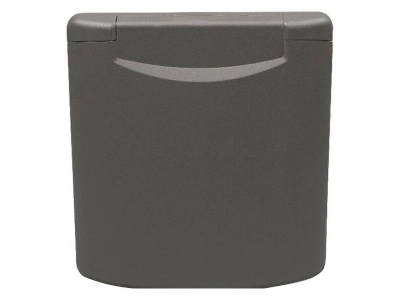 Gas Auslass Box – dunkelgrau