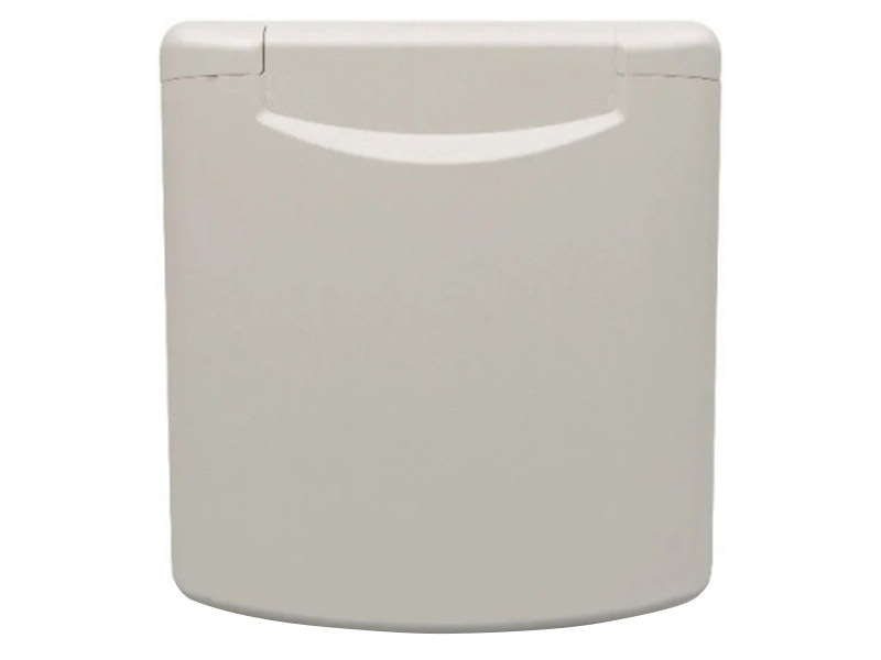 Gas Auslass Box – hellgrau